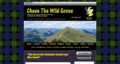 Desktop Screenshot of great-glen-hostel.com